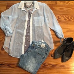 Partial tag, Hollister skinny jeans